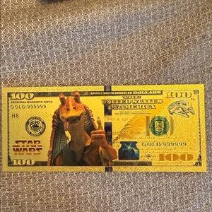 Star Wars Gold Novelty Bill